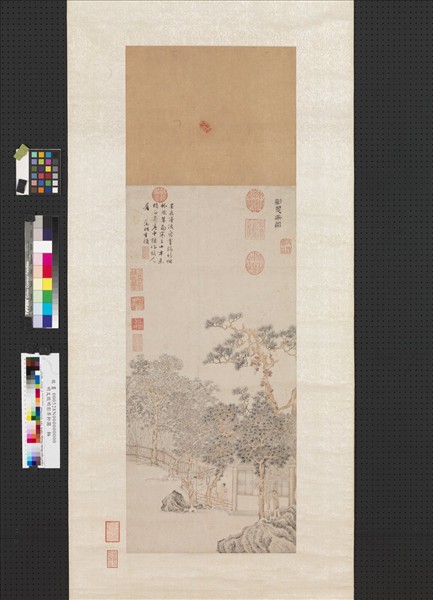 明文徵明影翠軒圖　軸