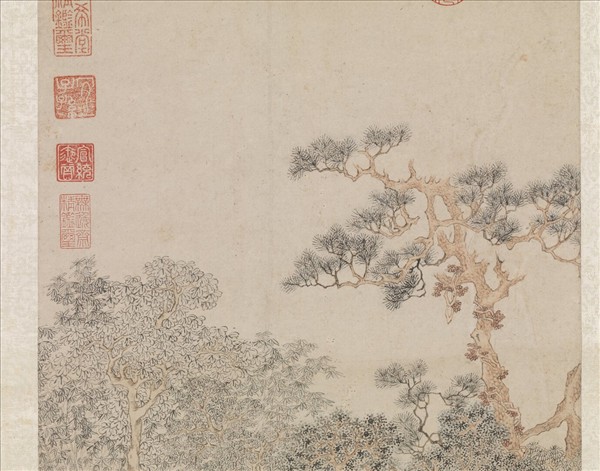 明文徵明影翠軒圖　軸