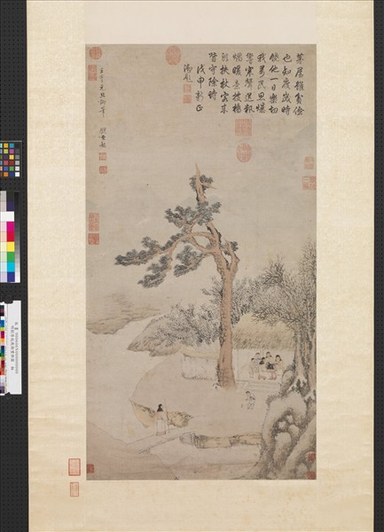 明劉原起歲朝豐樂圖　軸