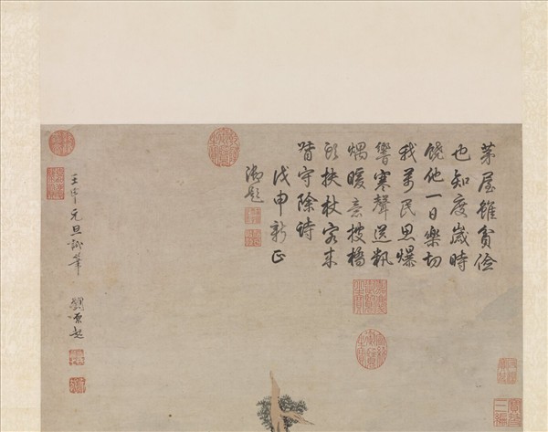 明劉原起歲朝豐樂圖　軸