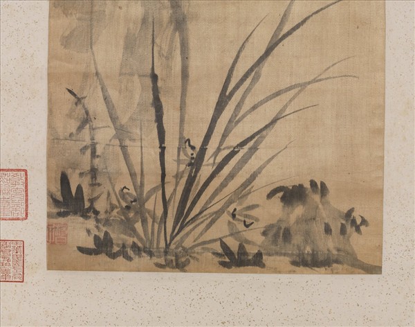 明楊文驄畫蘭竹　軸