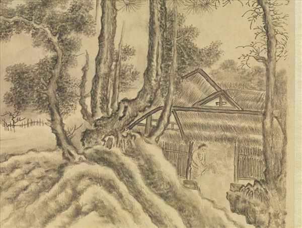 清董邦達倣荊浩匡廬圖　軸