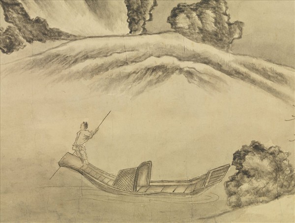 清董邦達倣荊浩匡廬圖　軸