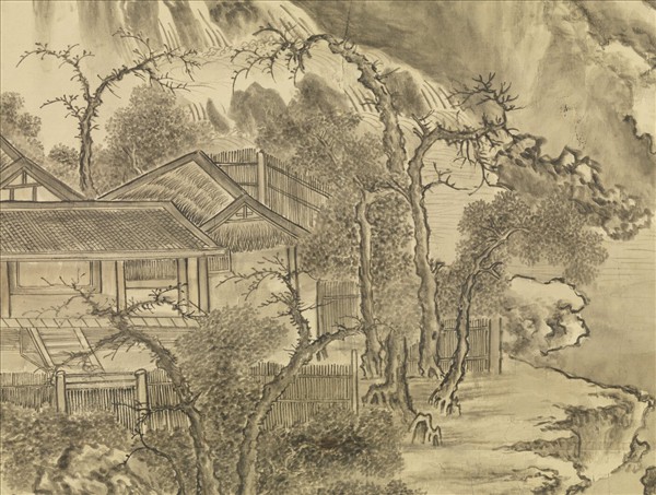 清董邦達倣荊浩匡廬圖　軸