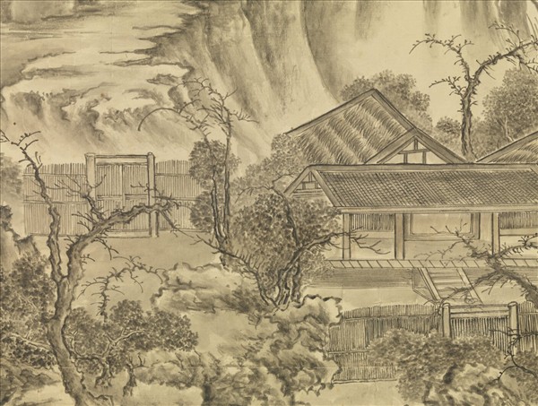 清董邦達倣荊浩匡廬圖　軸