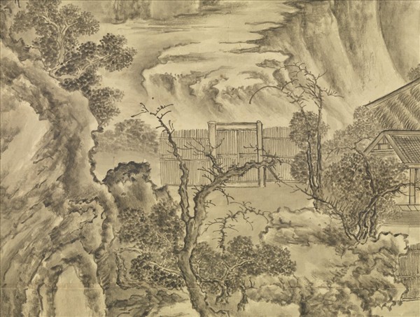 清董邦達倣荊浩匡廬圖　軸