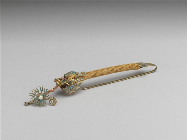 金纍絲龍趕珠耳挖簪