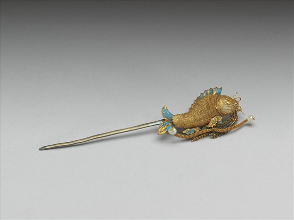 金纍絲魚簪
