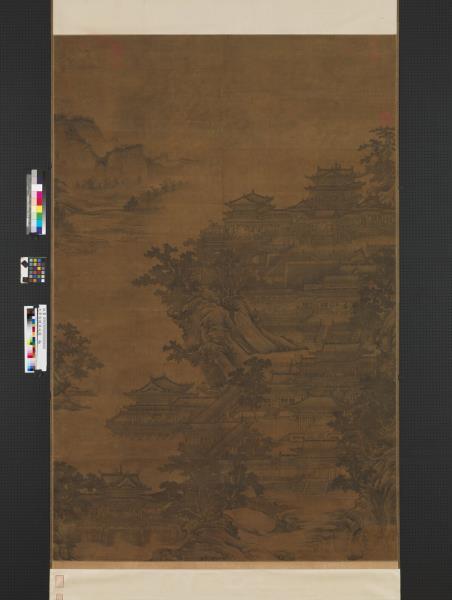 元李容瑾漢苑圖　軸