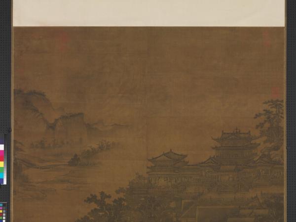 元李容瑾漢苑圖　軸