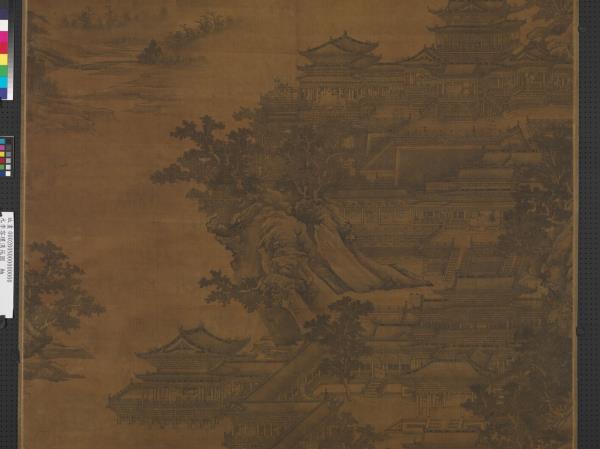 元李容瑾漢苑圖　軸