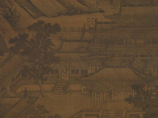 元李容瑾漢苑圖　軸