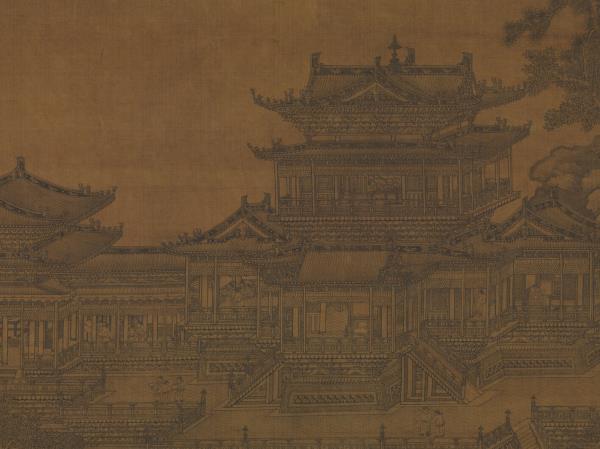 元李容瑾漢苑圖　軸