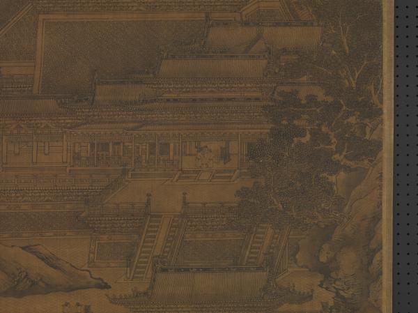 元李容瑾漢苑圖　軸