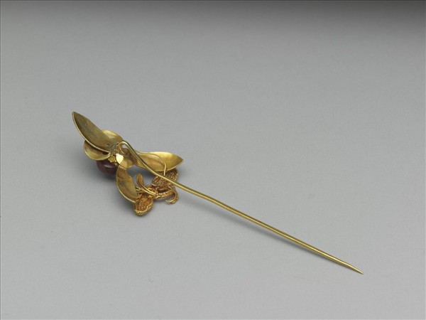 金點翠蘭花簪