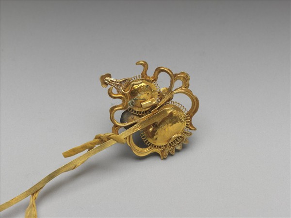金嵌珠寶葫蘆簪