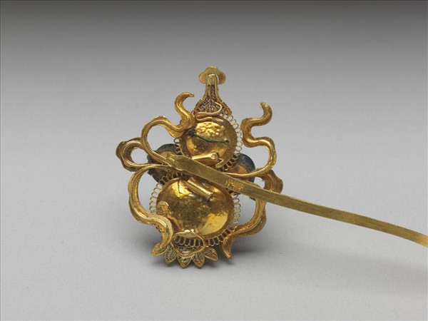 金嵌珠寶葫蘆簪