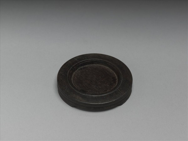 彭窯 牙白繩紋罐