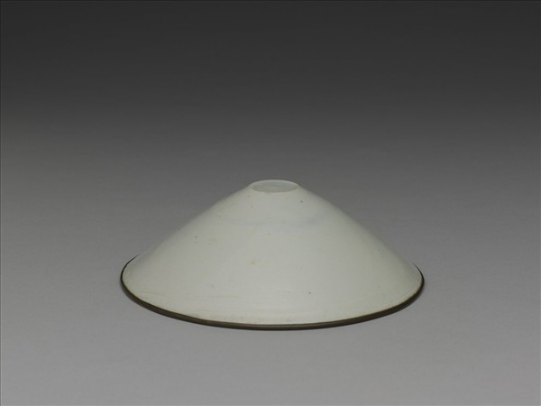 景德鎮窯系 印花鸞鳳笠式碗