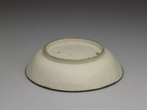 定窯 印花雙螭盤