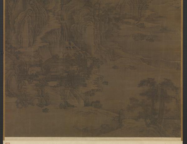 五代梁荊浩匡廬圖　軸