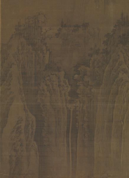 五代梁荊浩匡廬圖　軸