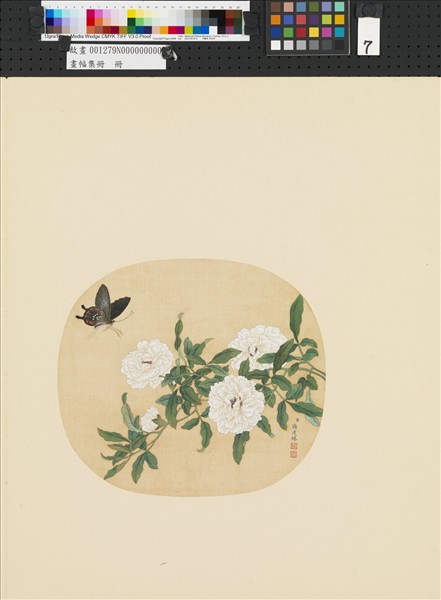 畫幅集冊　冊　清蔣廷錫花卉