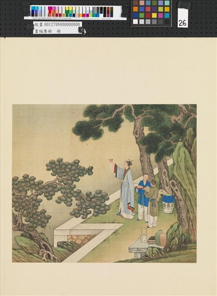 畫幅集冊　冊　清冷枚人物