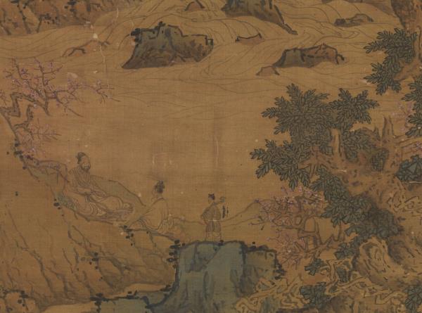 明劉度山水　軸