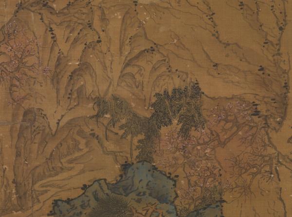 明劉度山水　軸