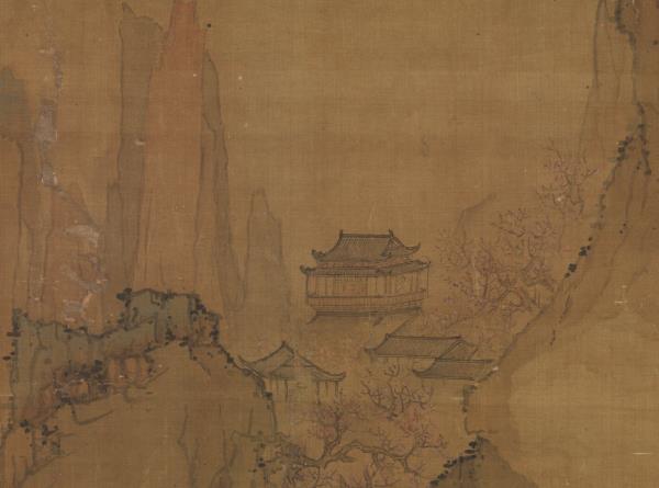 明劉度山水　軸