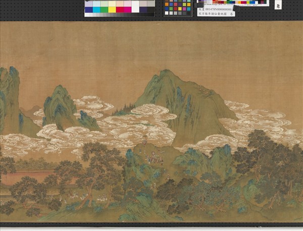 宋方椿年諸仙彙祝圖　卷