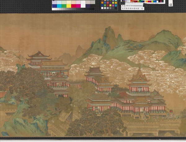 宋方椿年諸仙彙祝圖　卷