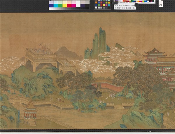 宋方椿年諸仙彙祝圖　卷