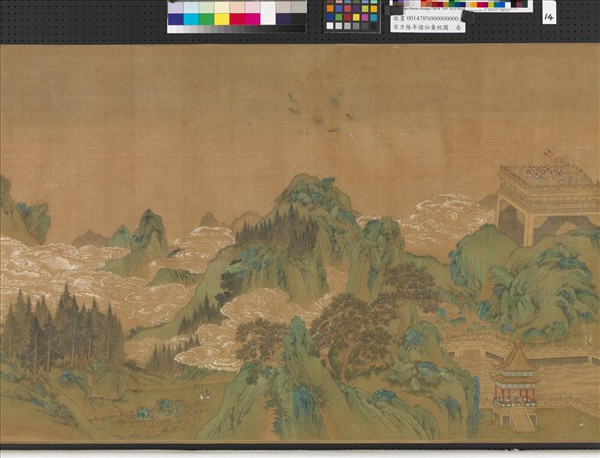 宋方椿年諸仙彙祝圖　卷