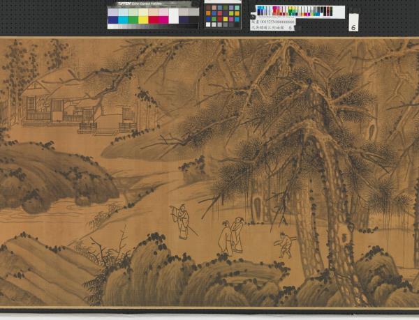 元吳鎮晴江列岫圖　卷