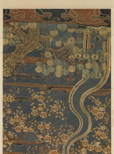 宋緙繡開泰圖　軸