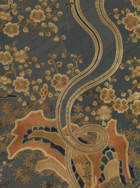 宋緙繡開泰圖　軸