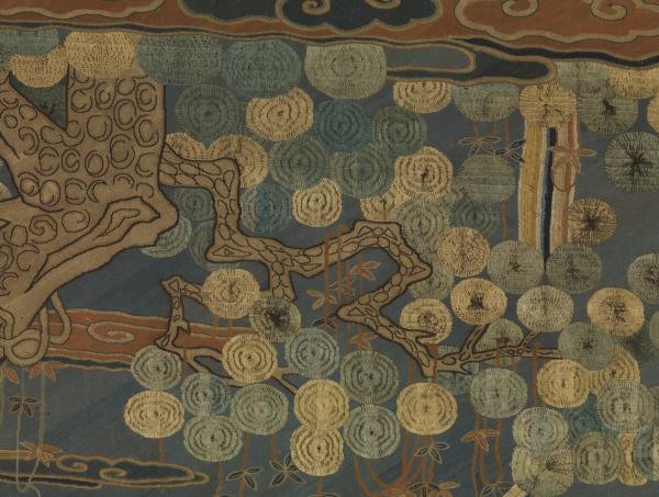 宋緙繡開泰圖　軸