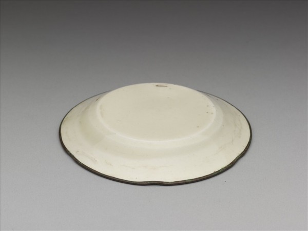 定窯 白瓷葵口碟