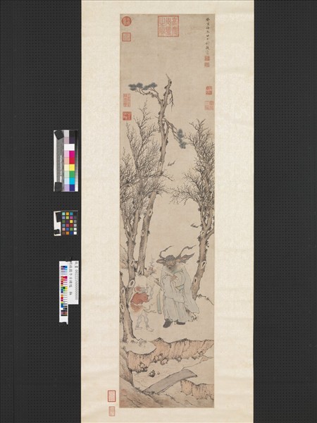 明錢穀午日鍾馗　軸