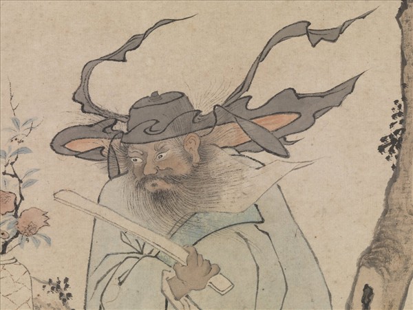 明錢穀午日鍾馗　軸