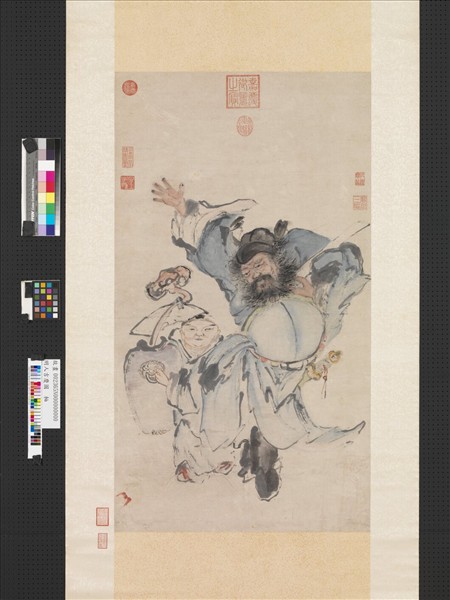 明人吉慶圖　軸