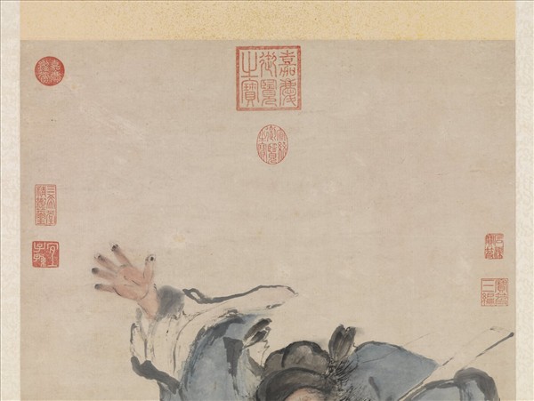 明人吉慶圖　軸