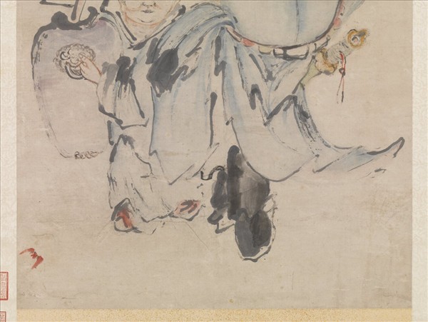 明人吉慶圖　軸