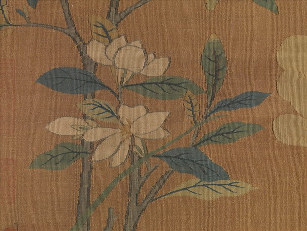 宋緙絲花鳥　軸