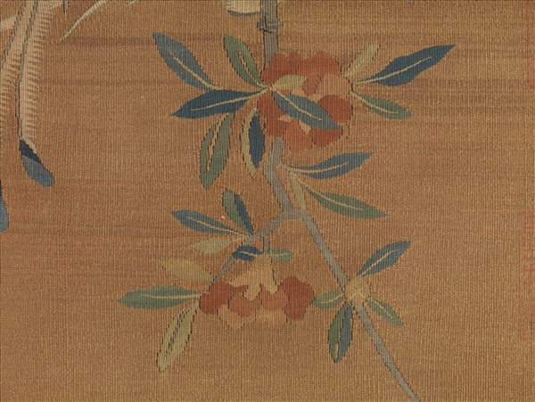 宋緙絲花鳥　軸