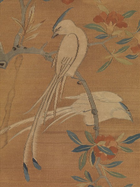 宋緙絲花鳥　軸