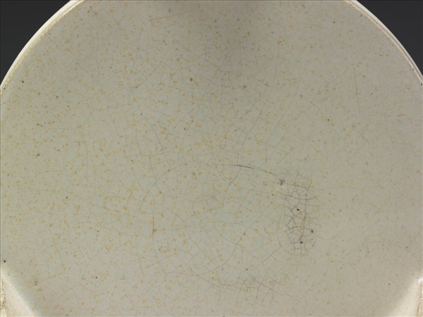 廣窯 白瓷弦紋三足爐