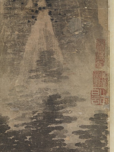 元朱叔重秋山疊翠　軸